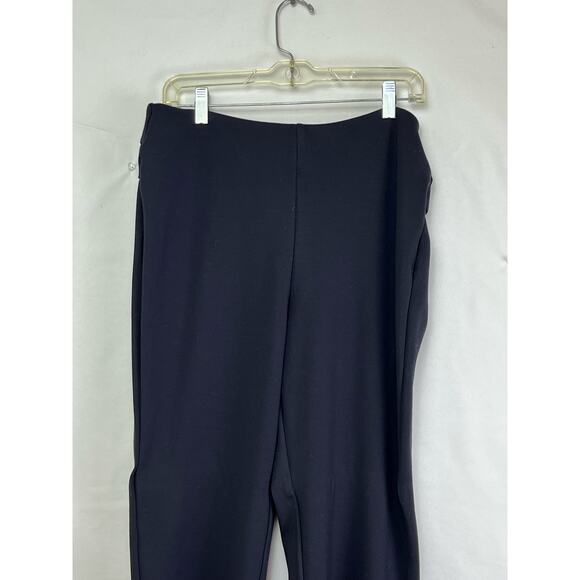 Soft Surroundings Women's Size Large Long Black Straight Leg Pull On Dress Pants - Picture 6 of 10